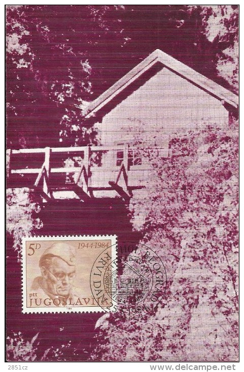 Josip Broz Tito - Tito's Drvar, Beograd, 25.5.1984., Yugoslavia , Maximum Card - Cartes-maximum