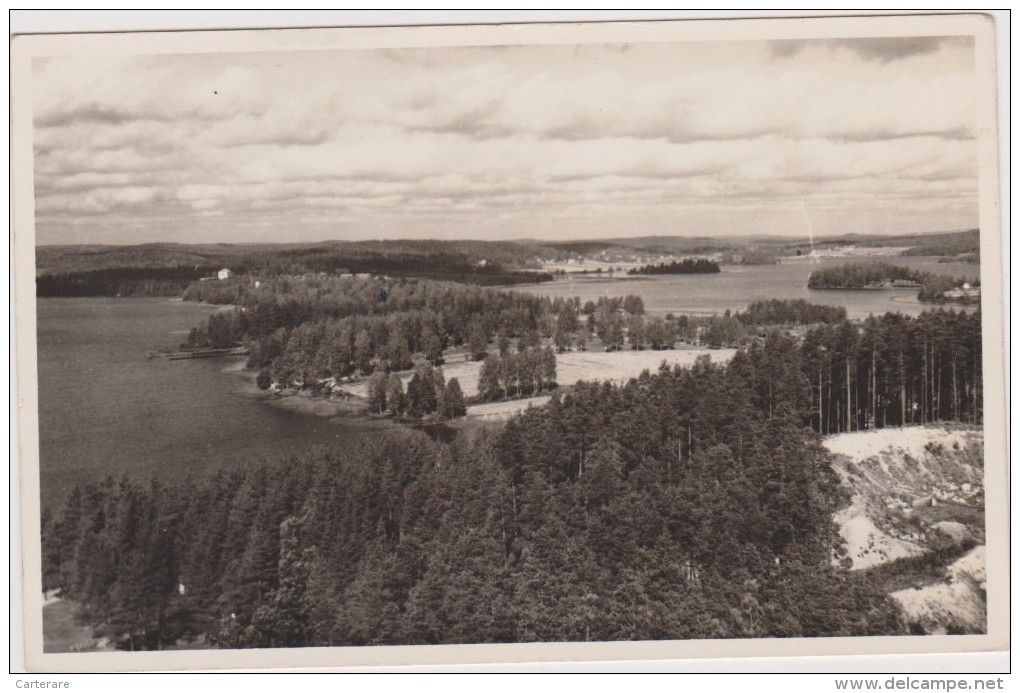 Finlande En 1952,FINLAND,SUOMI,JYVASK YLA,région Des Lacs,amoureux De La Nature,écologie,carte Photo - Finlandia