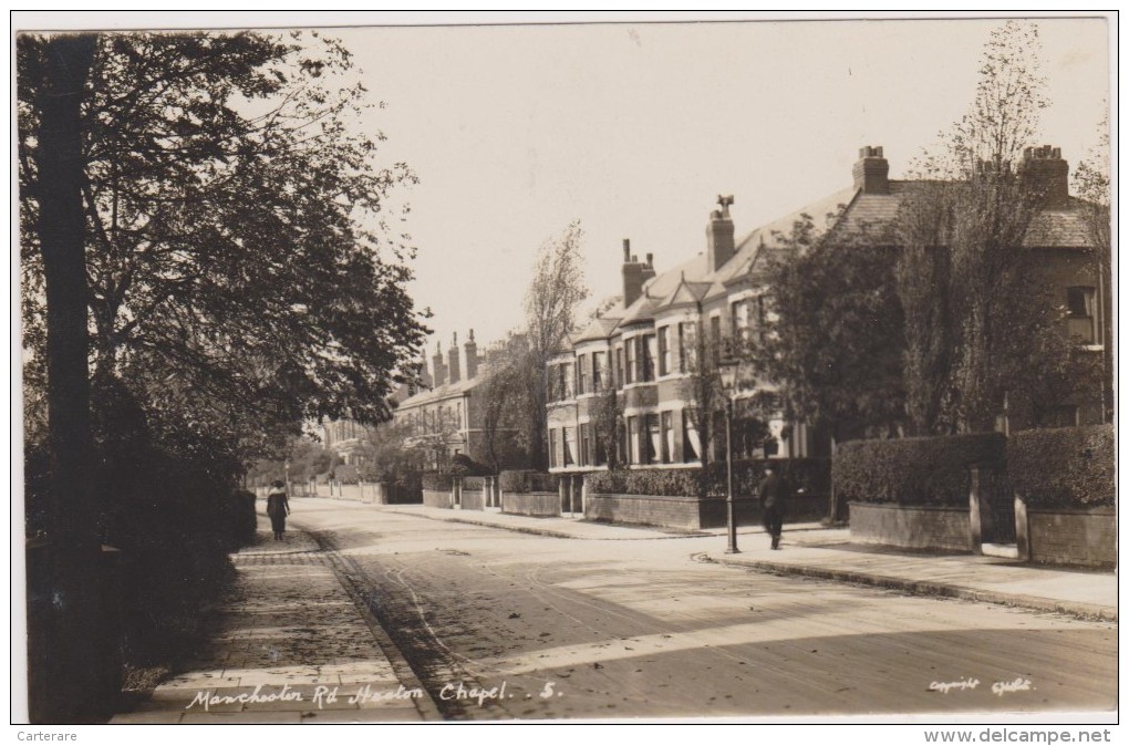 Carte Photo,ROYAUME UNI,UNITED KINGDOM,angleterre,englan D,MANCHESTER,chapel,stree T,rue Ancienne,old - Manchester
