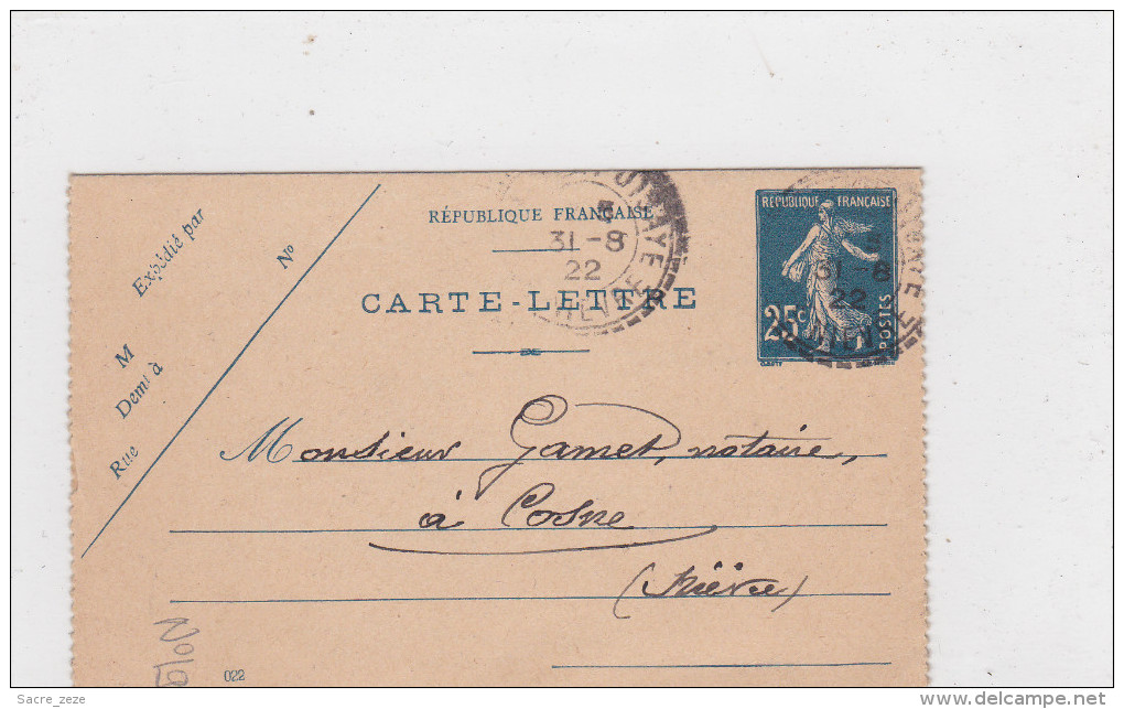 LOT DE 19 ENTIERS POSTAUX ISSUS D´UN COLLECTIONNEUR