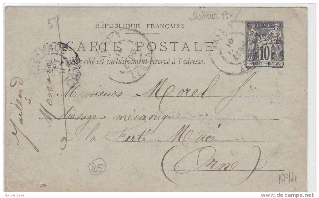 LOT DE 19 ENTIERS POSTAUX ISSUS D´UN COLLECTIONNEUR