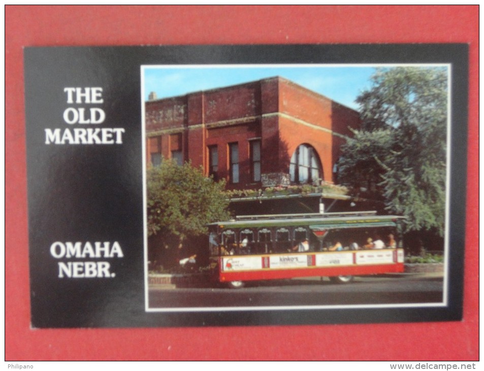 - Nebraska> Omaha Old Market Trolley      Ref  1388 - Omaha