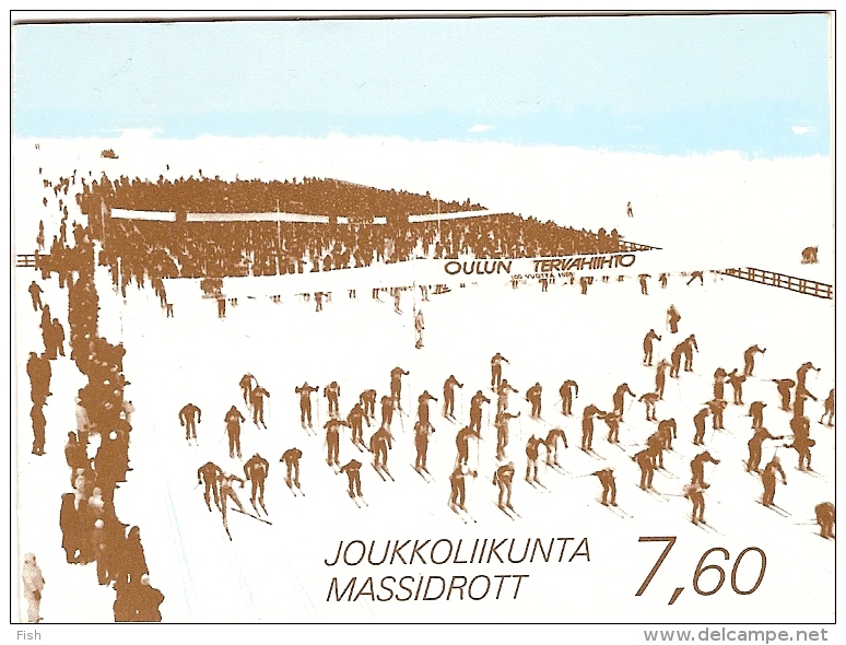 Finland & Democratização Do Desporto  1989 (1038) - Blocks & Sheetlets