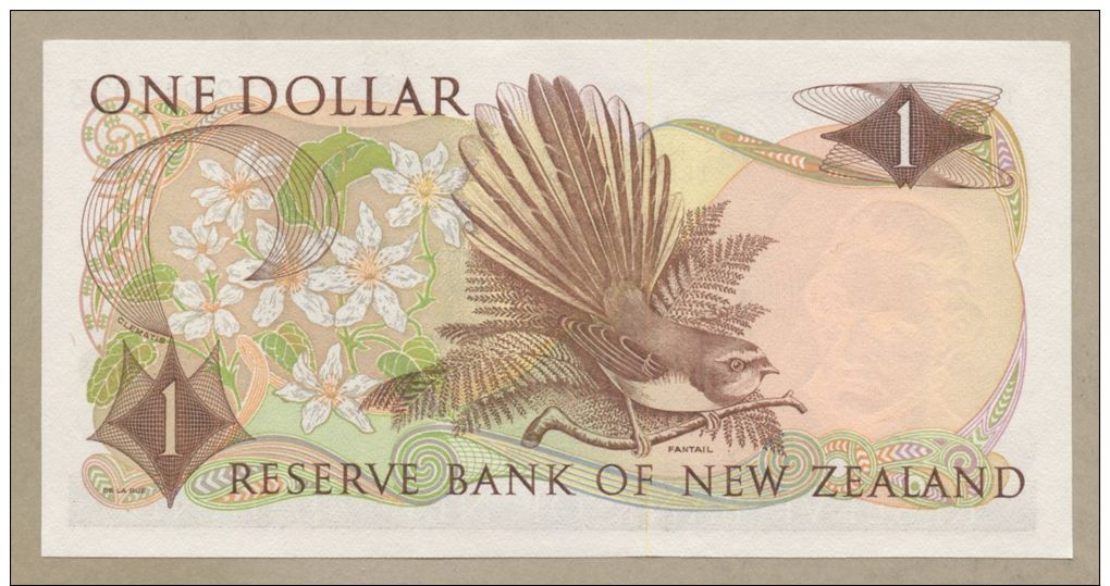 NEW ZEALAND  $1  Hardie  QEII  P163d  Uncirculated   Banknotes - Nouvelle-Zélande