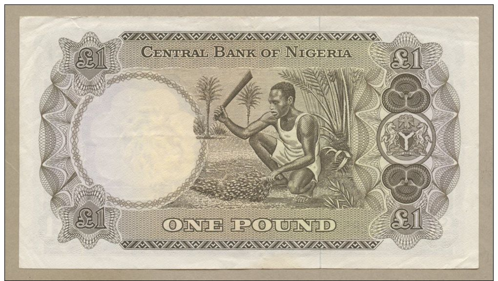 NIGERIA - £1  1968  P12a  VF  ( Banknotes ) - Nigeria
