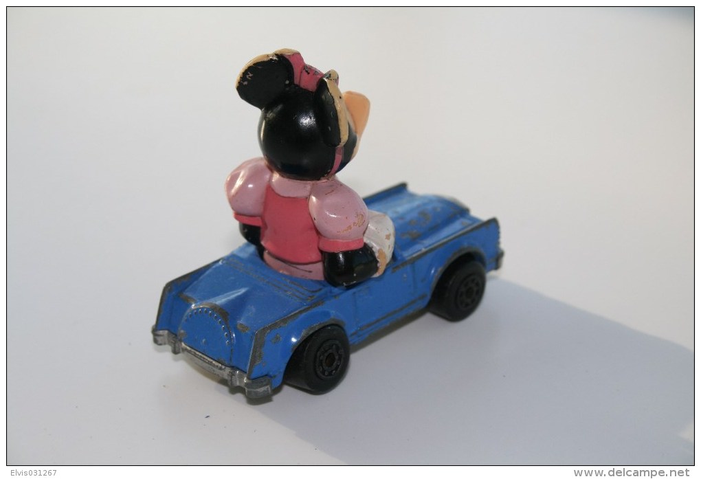 Matchbox Character Toys WD-4-A1 Mini Mouse Licoln, Issued 1979 - Matchbox