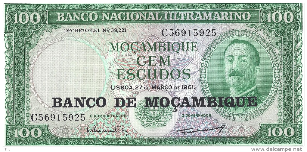 100 Cem Escudos - Perfect Condition - Moçambique