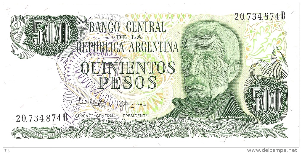 500 QUINIENTOS PESOS - Perfect Condition - Argentine