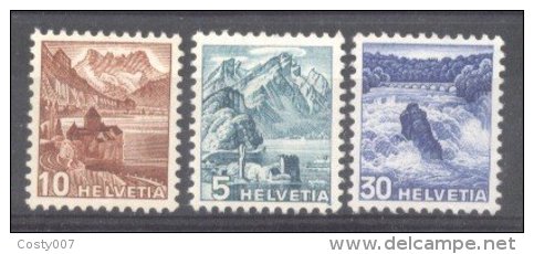 Switzerland 1936 Definitives, Landscapes, Mountains, MNH S.453 - Unused Stamps