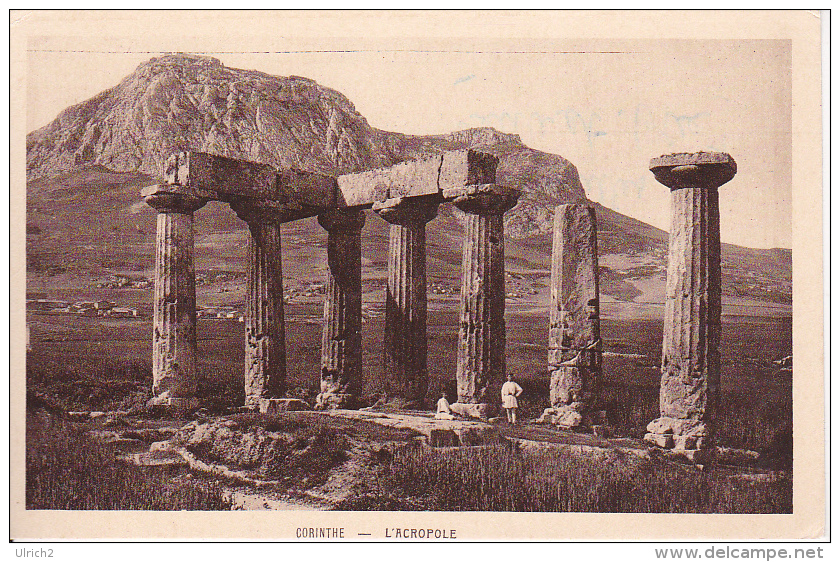 CPA Corinthe - L'Acropole (6537) - Grecia