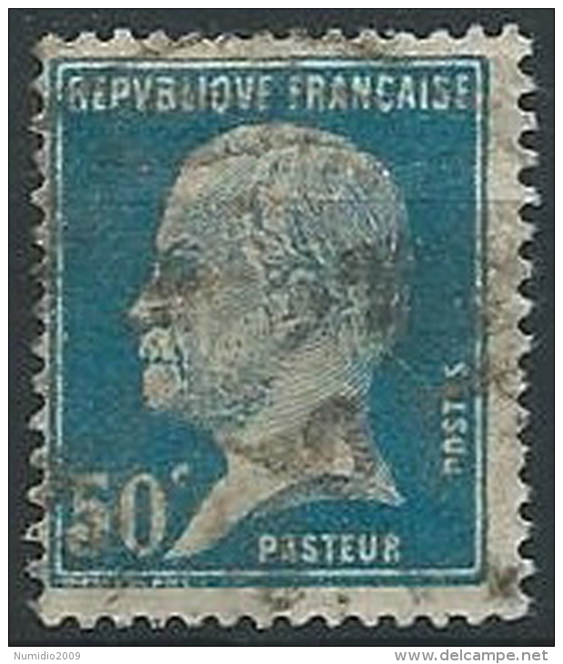 1923-26 FRANCIA USATO PASTEUR 50 CENT - EDF011 - 1922-26 Pasteur