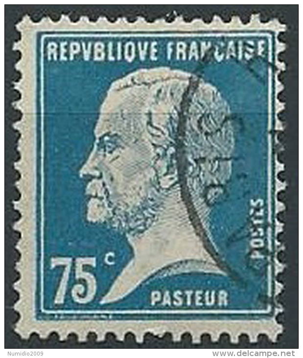 1923-26 FRANCIA USATO PASTEUR 75 CENT - EDF011 - 1922-26 Pasteur