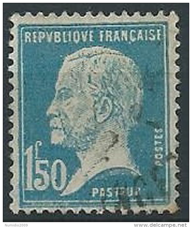 1923-26 FRANCIA USATO PASTEUR 1,50 F - EDF011 - 1922-26 Pasteur