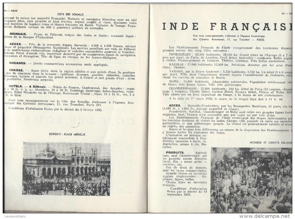 Stations Climatiques , Thermales et Touristiques/ESSI/ Outre-Mer/Afrique-Océanie -Inde-Miquelon/1 938 PGC61