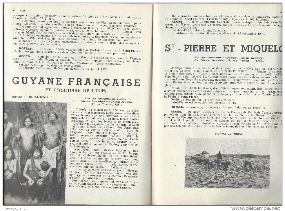 Stations Climatiques , Thermales et Touristiques/ESSI/ Outre-Mer/Afrique-Océanie -Inde-Miquelon/1 938 PGC61