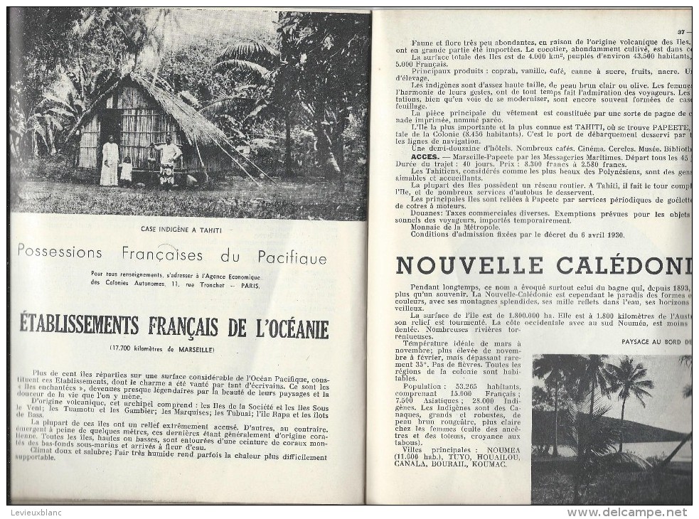 Stations Climatiques , Thermales et Touristiques/ESSI/ Outre-Mer/Afrique-Océanie -Inde-Miquelon/1 938 PGC61