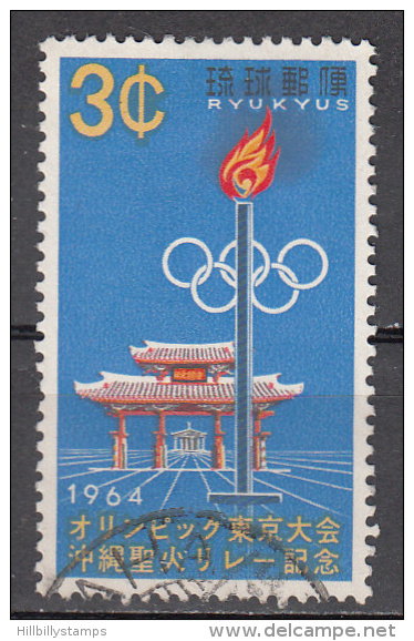 Ryukyu Islands   Scott No. 124    Used        Year  1964 - Ryukyu Islands