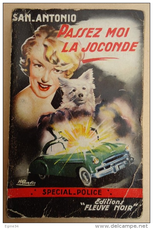 Editions Fleuve Noir -Spécial-Police - Frederic DARD- SAN.ANTONIO -no 48- Passez Moi La Joconde  -1954- E.O. - San Antonio