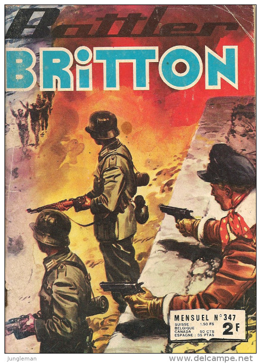 Battler Britton N° 347 - Editions Impéria à Lyon - Mensuel - Janvier 1976 - BE - Petit Format