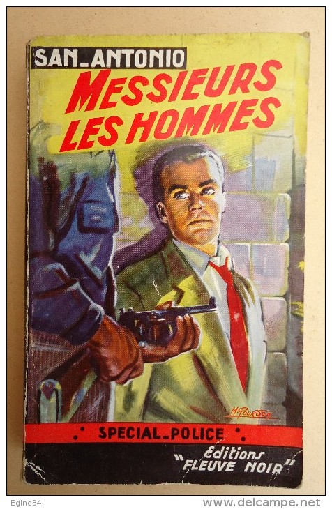 Editions Fleuve Noir -Spécial-Police- Frederic DARD- SAN-ANTONIO -no 76- Messieurs Les Hommes  -1955- E.O. - San Antonio