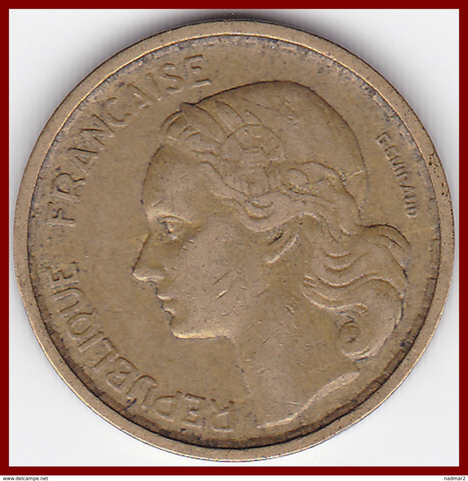 Franc 10 FRANCS GUIRAUD 1950  "B"  Bronze Alu  F363/3 - Autres & Non Classés