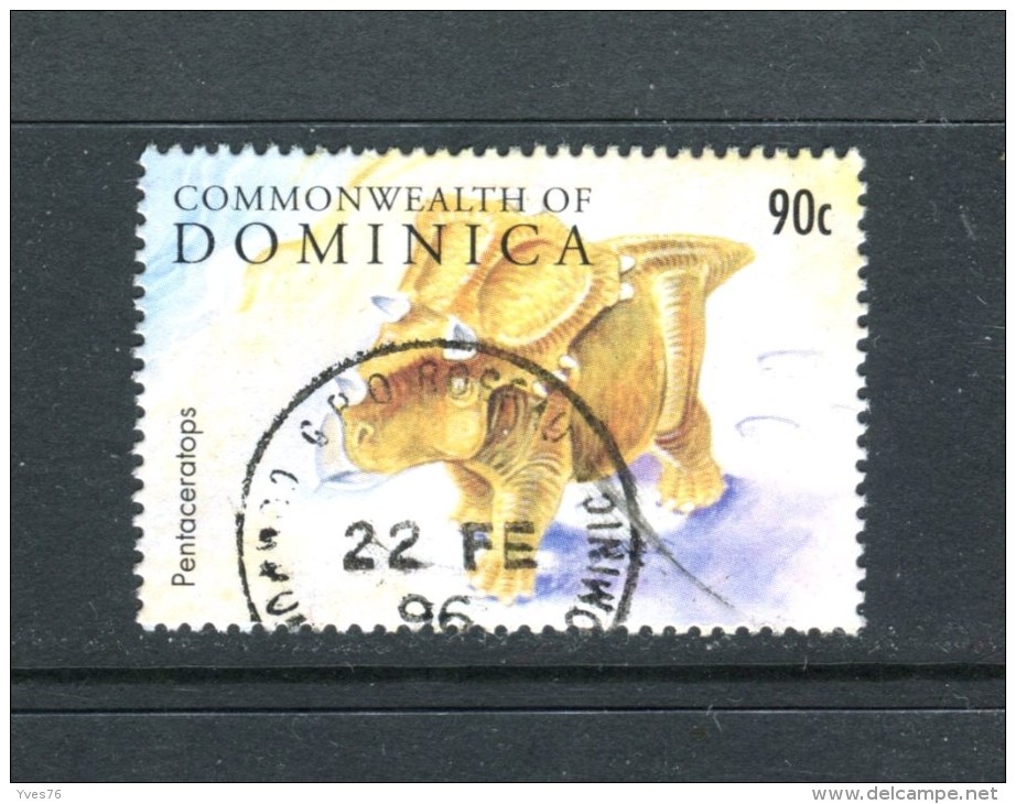 DOMNIQUE - Y&T N° 1805° - Faune Préhistorique - Pentoceratops - Dominica (1978-...)