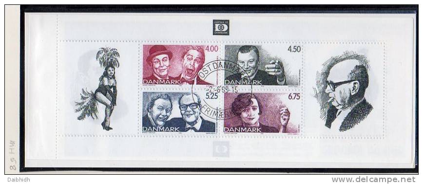 DENMARK 1990 Danish Revue Booklet MH6 With Cancelled Stamps.  Michel MH58, H-Blatt 61-62 - Booklets