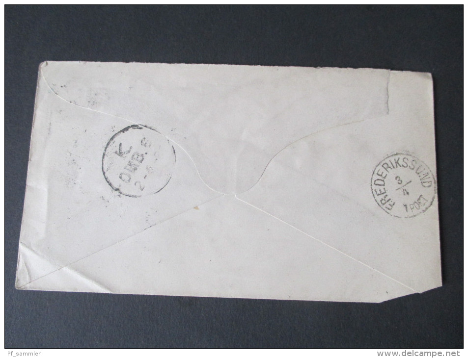 Dänemark Ganzsachen / Umschläge Ca. 1890 (?) 3 Stück Mit Verschiedenen Stempeln! Christianshavs Edikebryggeri - Postal Stationery