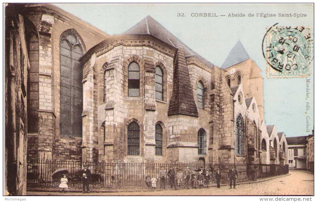 CORBEIL - Abside De L´Eglise Saint-Spire - Corbeil Essonnes