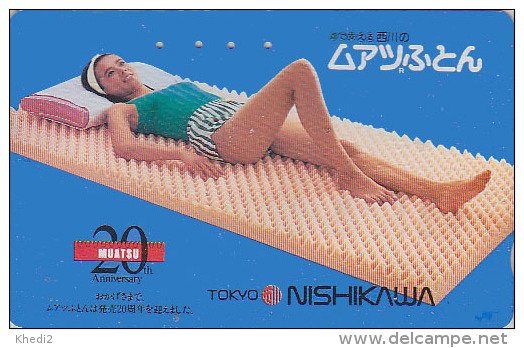 Télécarte Japon - Mode  Jolie Femme - SEXY BIKINI GIRL Japan Phonecard - Frau Telefonkarte - Erotique Erotic  Muatsu 492 - Moda