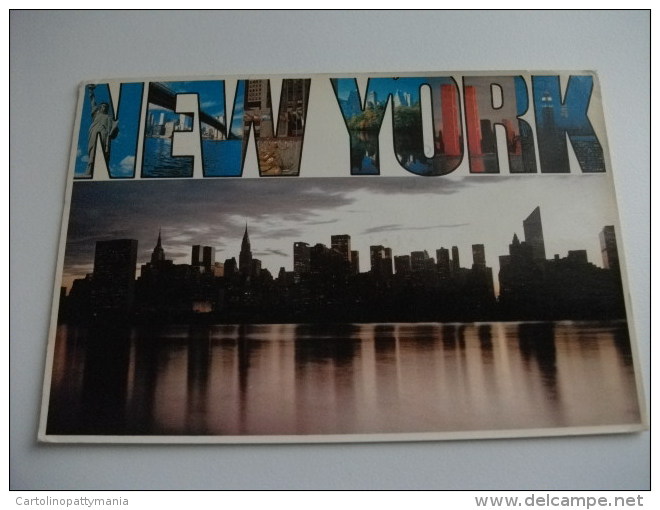 STORIA POSTALE FRANCOBOLLO COMMEMORATIVO New York Spectacular Skyline Of Manhattan At Dusk - Manhattan