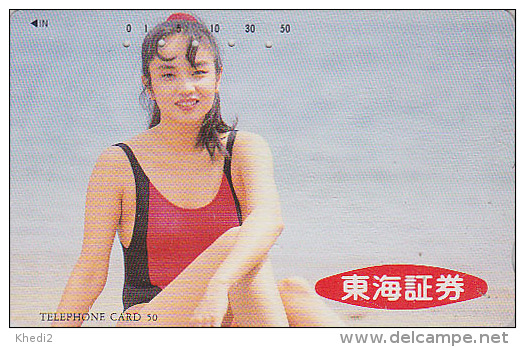 Télécarte Japon / 290-5762 - Mode  Jolie Femme - SEXY BIKINI GIRL Japan Phonecard - Frau TK - Erotique Erotic - 497 - Moda