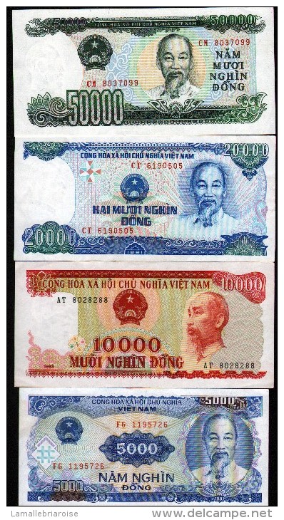 VIET-NAM - 5000, 10,000, 20,000 Et 50,000 DONG - Viêt-Nam