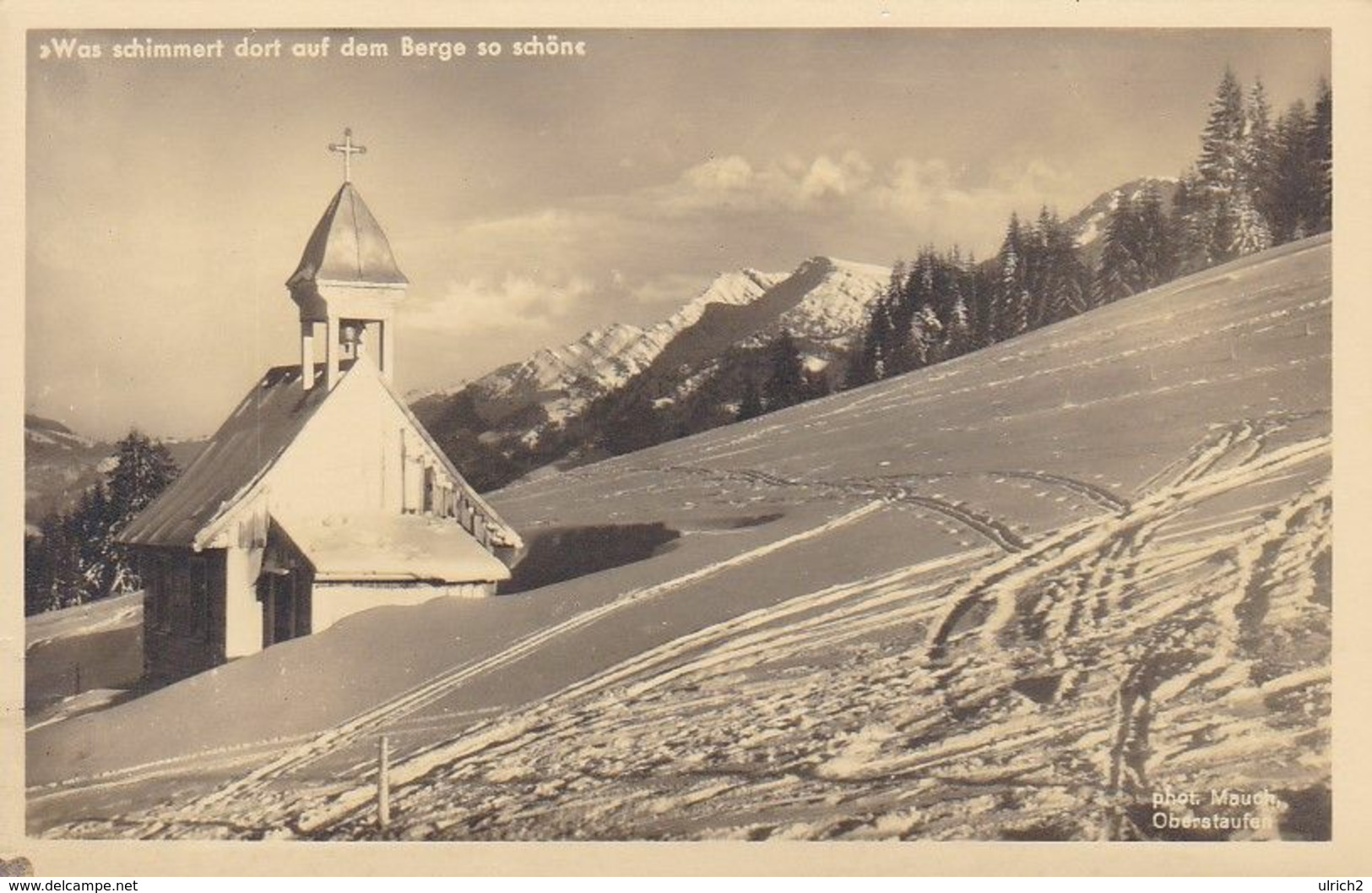 AK Oberstaufen - Bergkapelle Auf Der Hochwiesalpe - Steibis - Allgäu (6574) - Oberstaufen