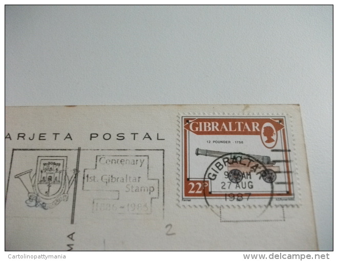 STORIA POSTALE FRANCOBOLLO COMMEMORATIVO Gibilterra La Linea De La Concepcion Parque Princesa Sofia - Gibilterra