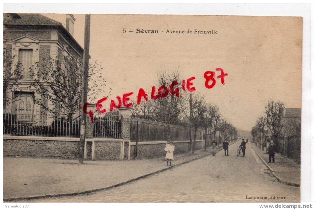 93 -  SEVRAN -  AVENUE DE FREINVILLE - Sevran