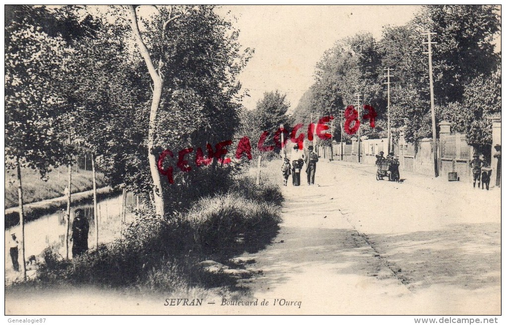 93 -  SEVRAN -  BOULEVARD DE L' OURCQ - Sevran