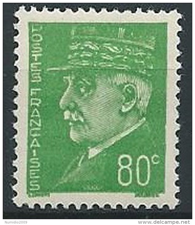 1941-42 FRANCIA MARESCIALLO PETAIN 80 CENT MNH ** - EDF036-2 - 1941-42 Pétain