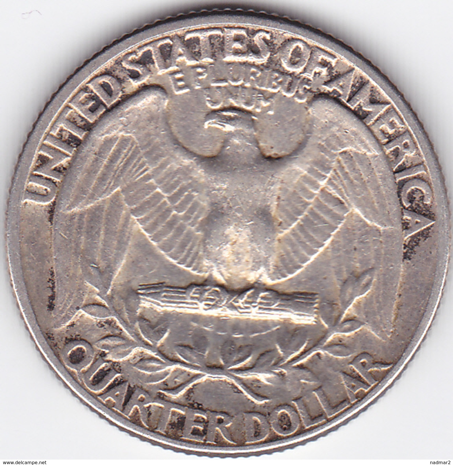 United States Etats Unis Quarter Dollar 1943 Washington Silver Argent 900 °/°° 6,25g  TTB No Mint Mark - 1932-1998: Washington