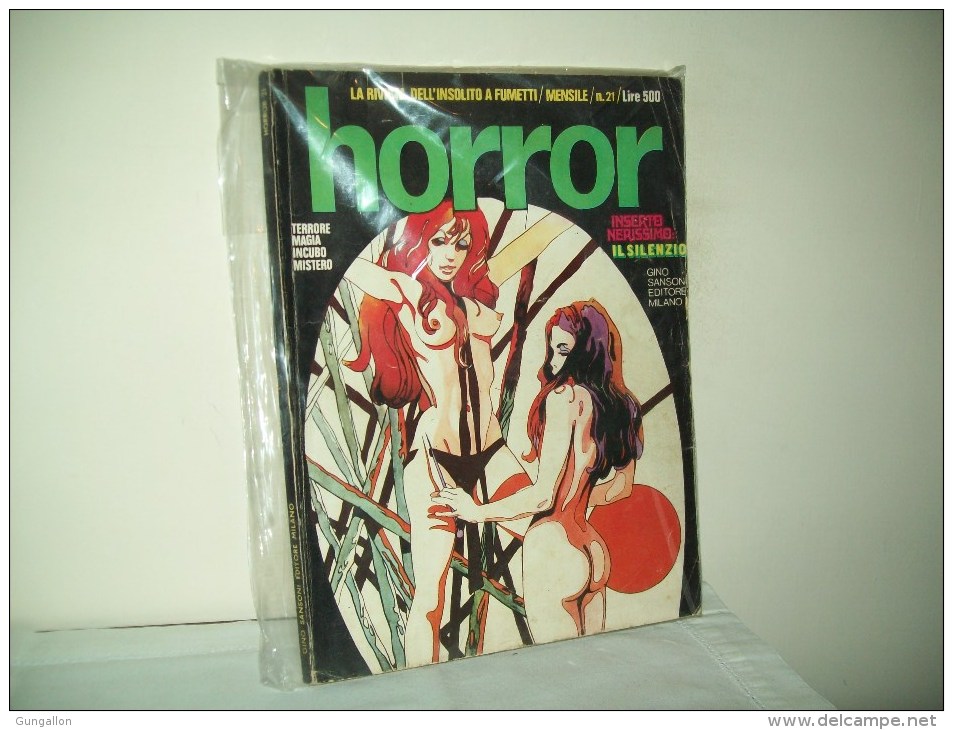 Horror (Ed. Sansoni 1971) N. 21 - Otros & Sin Clasificación