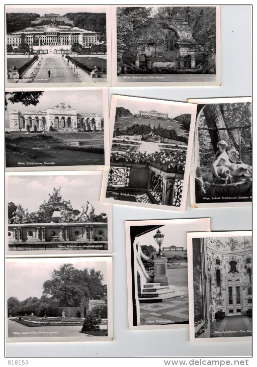 Wien , Schlos Schönbrunn 24 Echte Photographien  7 X 9 Cm - Château De Schönbrunn