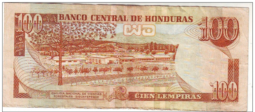 HONDURAS 100 Lempiras 29 De Agosto De 1991 Nice High - Honduras