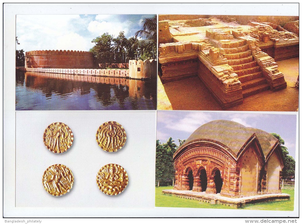 Bangladsh 2006 Complete Set Of 30 Postcard Issued By Govt. Archeological Relics RARE Limited Print Mosque Nature Buddha - Bangladesh