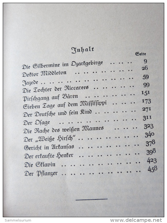 Fr. Gerstäcker "Mississippibilder" - Abenteuer