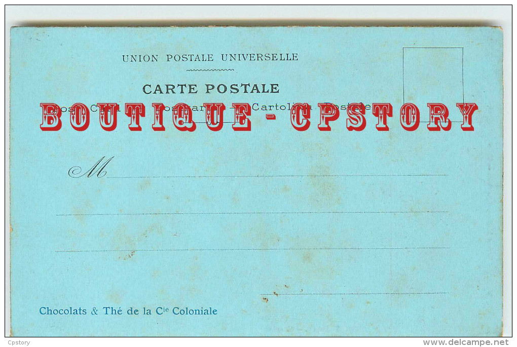 LESSIEUX < THEOULE < CARTE AQUARELLEE Des ANNEES 1900 < DOS SCANNE - Lessieux
