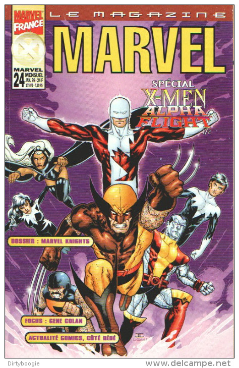 Le MAGAZINE MARVEL N° 24 - Janvier 1999 - X-MEN - ALPHA FLIGHT - DAREDEVIL - Other Magazines