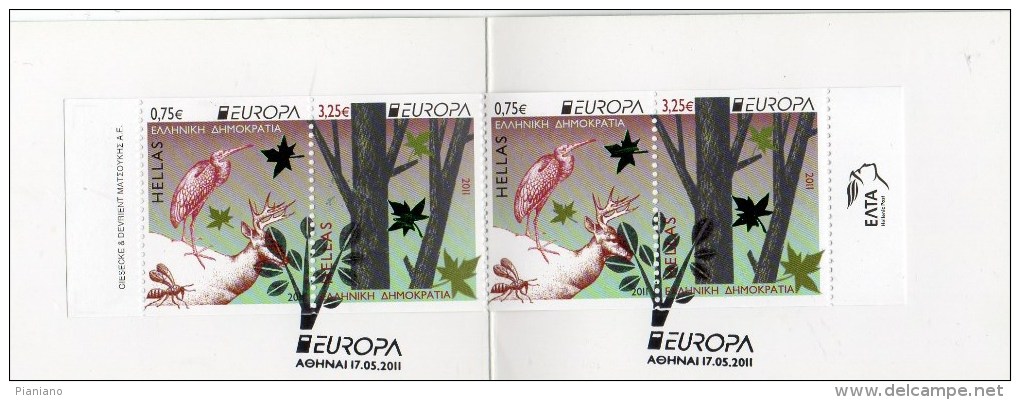 PIA - GRECIA - 2011 : Europa Carnet - (YVERT  2575-78) - Carnets