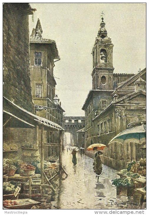 ETTORE ROESLER FRANZ  Serie "Roma Sparita"  Via Del Campanile Di Borgo - Altri & Non Classificati