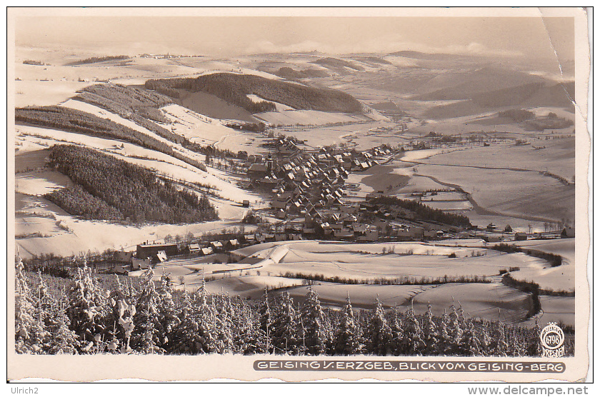 AK Geising Im Erzgebirge - Blick Vom Geising-Berg - 1934 (6684) - Geising
