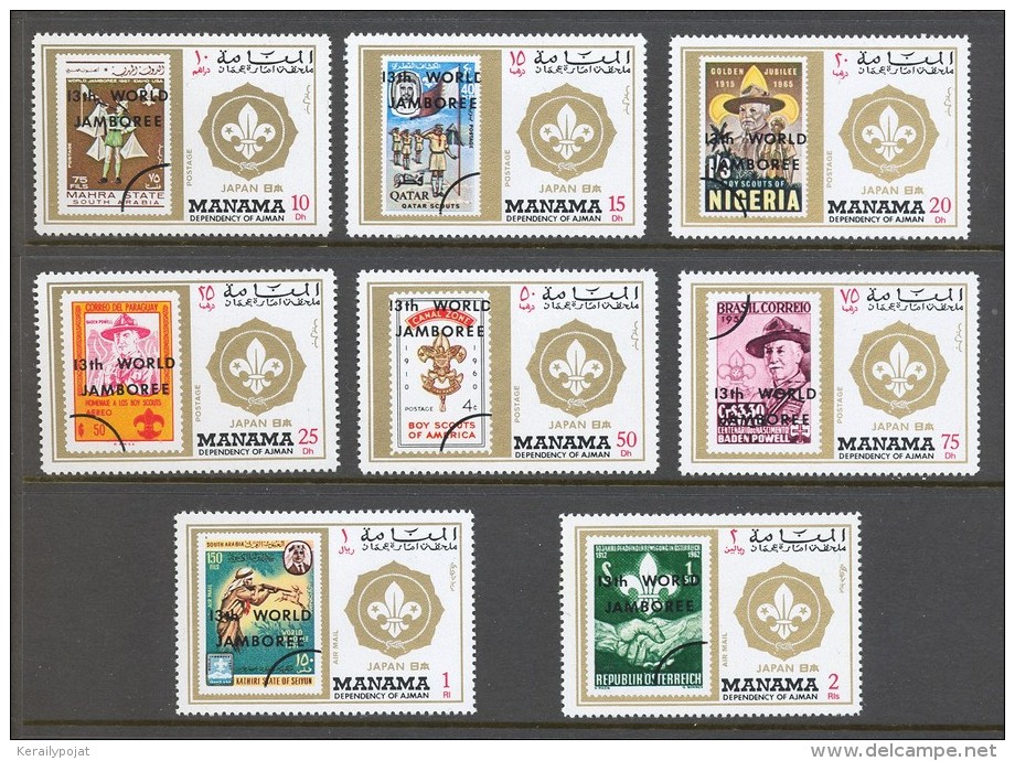 Manama - 1971 Scouts (II) MNH__(TH-2580) - Manama